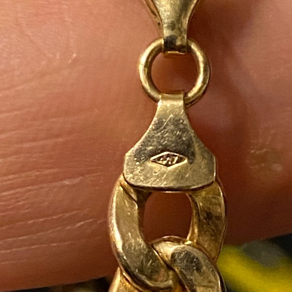 Cuban Link Miami style 10K 417 Stamped 22” length - Picture 14 of 16